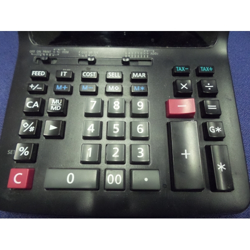 Casio FR2650TM 12 Digit Color Printing Desk Calculator Machine